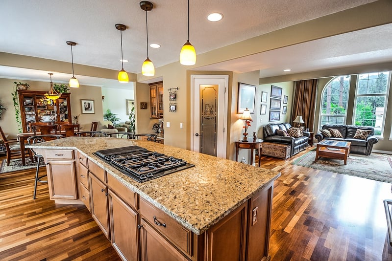 Natural Elements in Living Room